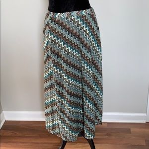 Multi colored maxi skirt